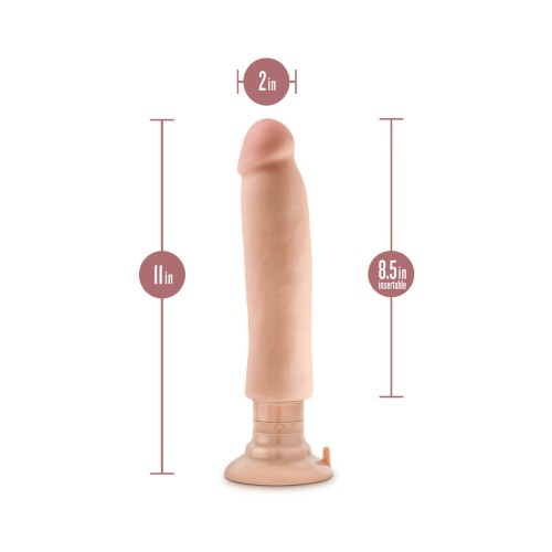 Au Naturel 11 in. Magnum Vibrating Dong for Realistic Pleasure