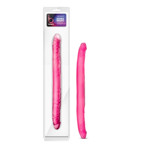 Dildo Doble Rosa B Yours de 16 Pulgadas