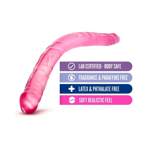 B Yours 16 in. Double Dildo in Pink