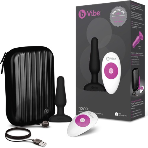 b-Vibe Novice Rechargeable Remote-Controlled Anal Plug