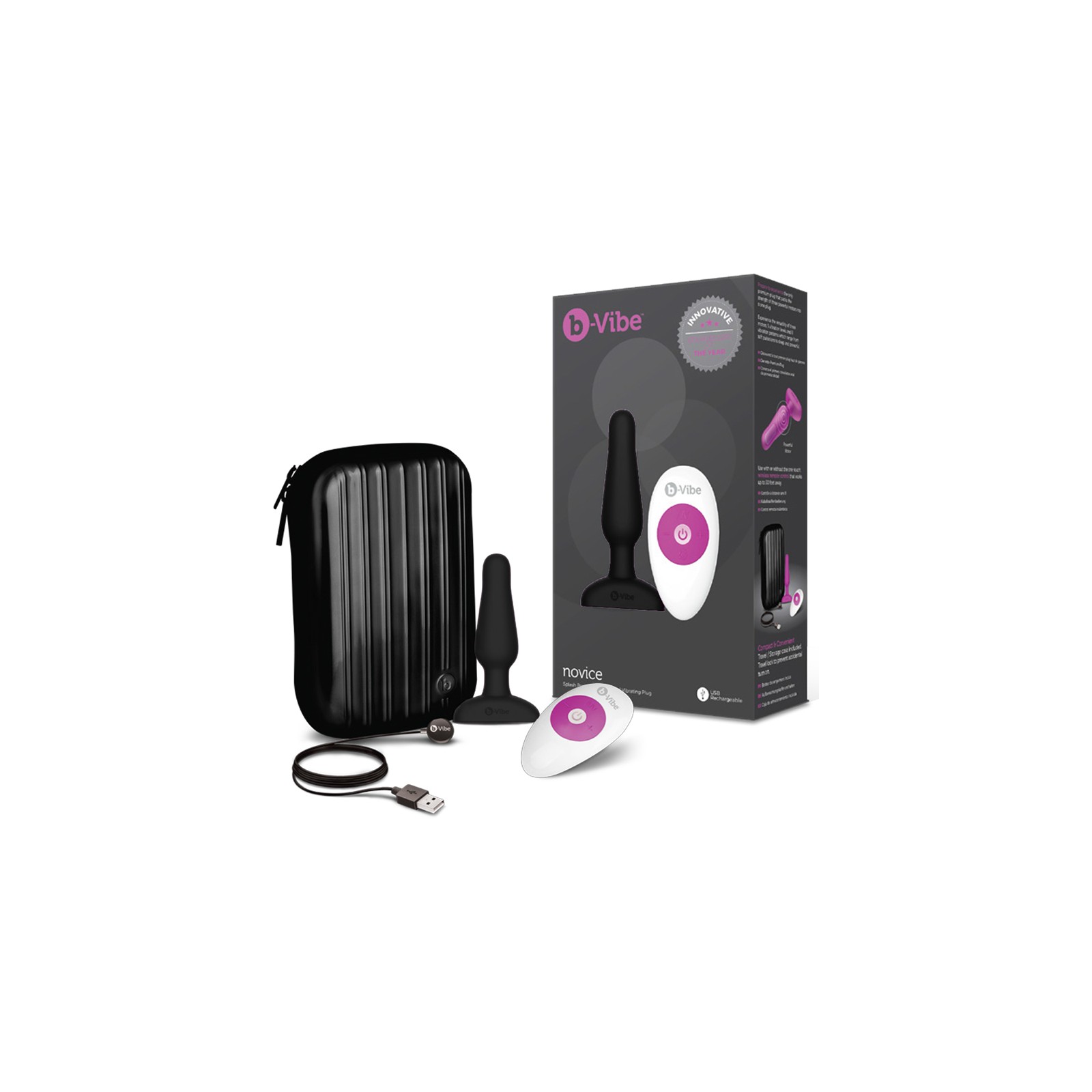 b-Vibe Plug Anal Recargable Control Remoto