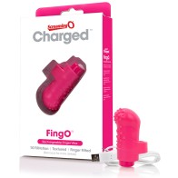 Screaming O Charged FingO Vooom Mini Vibrator - Pink