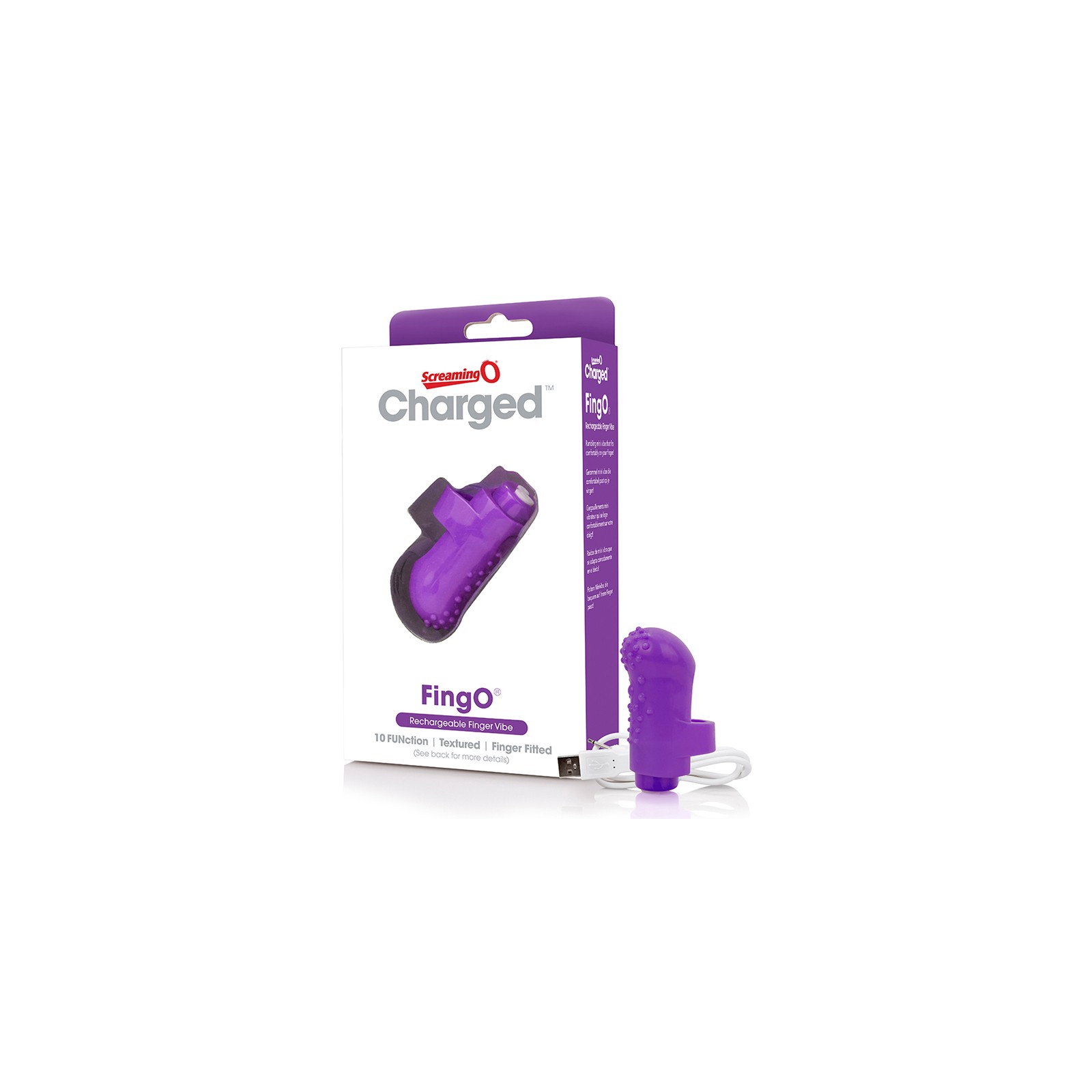 Screaming O Charged FingO Vooom Mini Vibe - Purple