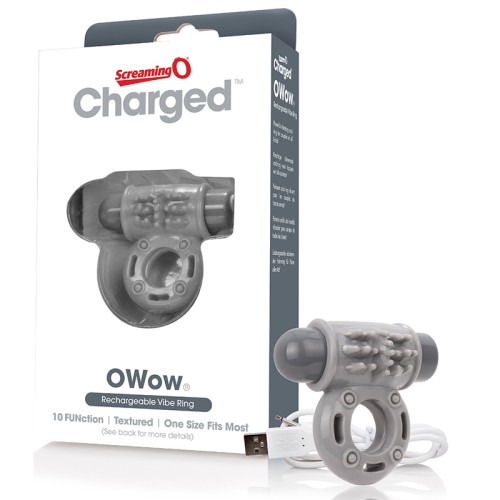 Screaming O Charged OWow Vooom Vibrating Cock Ring