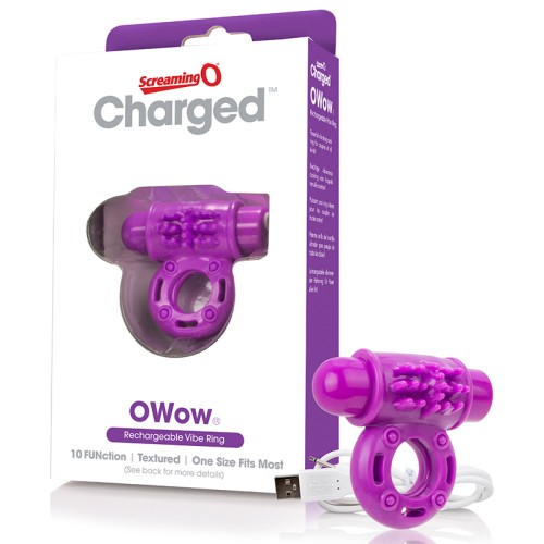 Screaming O Charged OWow Vooom Vibrating Cock Ring - Ultimate Pleasure