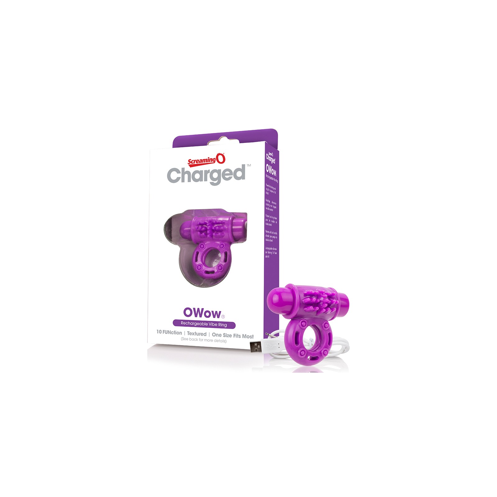 Screaming O Charged OWow Vooom Vibrating Cock Ring - Ultimate Pleasure