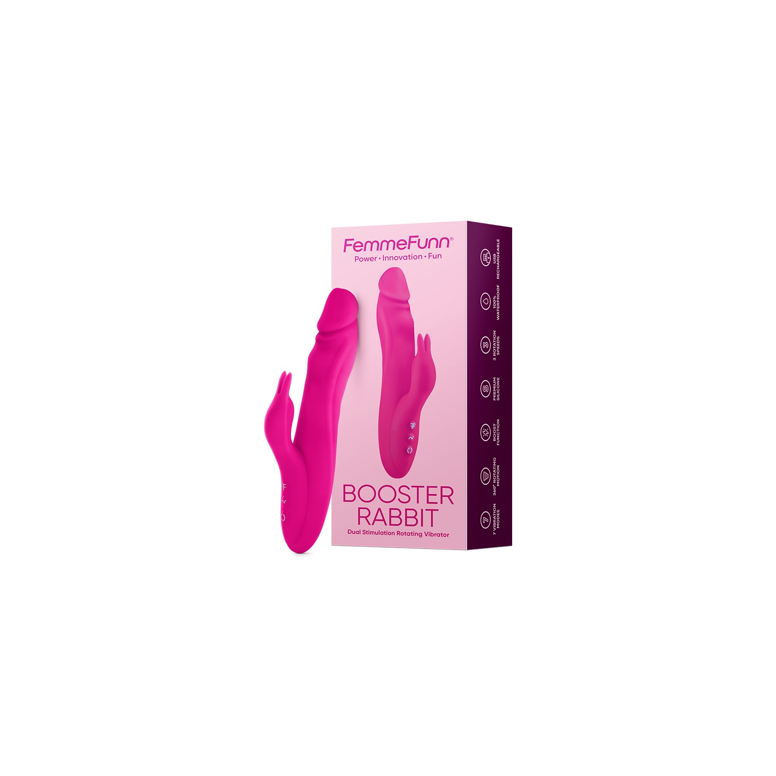 Vibrador Conejito Vortex FemmeFunn Rosa