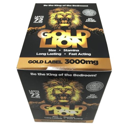 Píldora de Mejora Masculina Gold Lion - Aumenta Tu Confianza