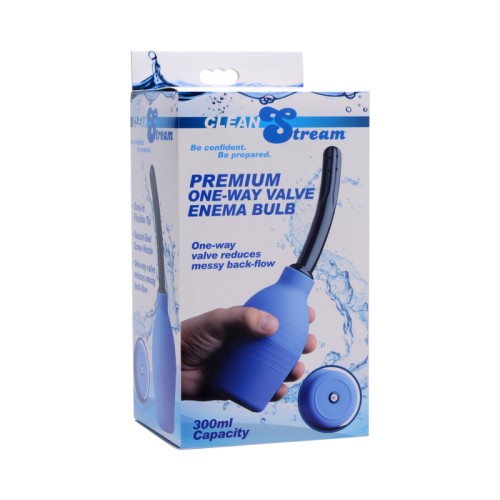 Bulbo Enema CleanStream Premium con Válvula Unidireccional