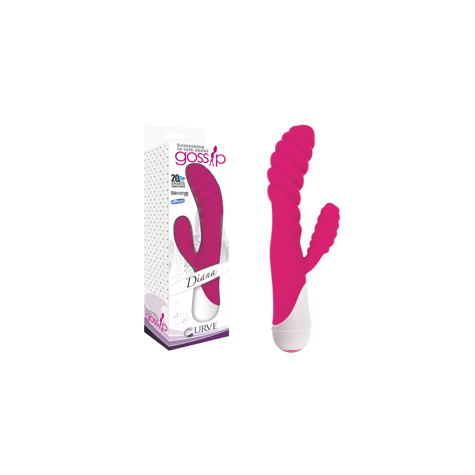 Curve Toys Gossip Diana - Powerful Dual Stimulation Vibrator