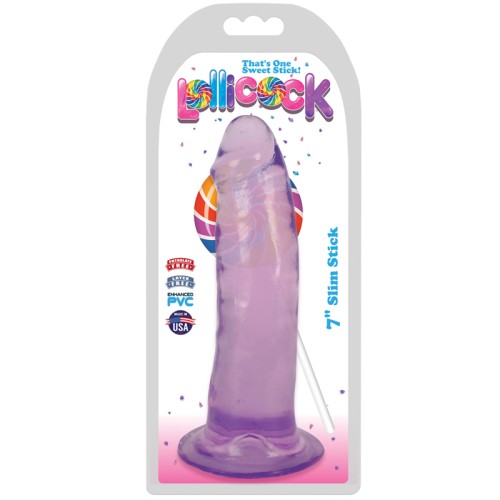 Curve Toys Lollicock Slim Stick Dildo for Precision Pleasure