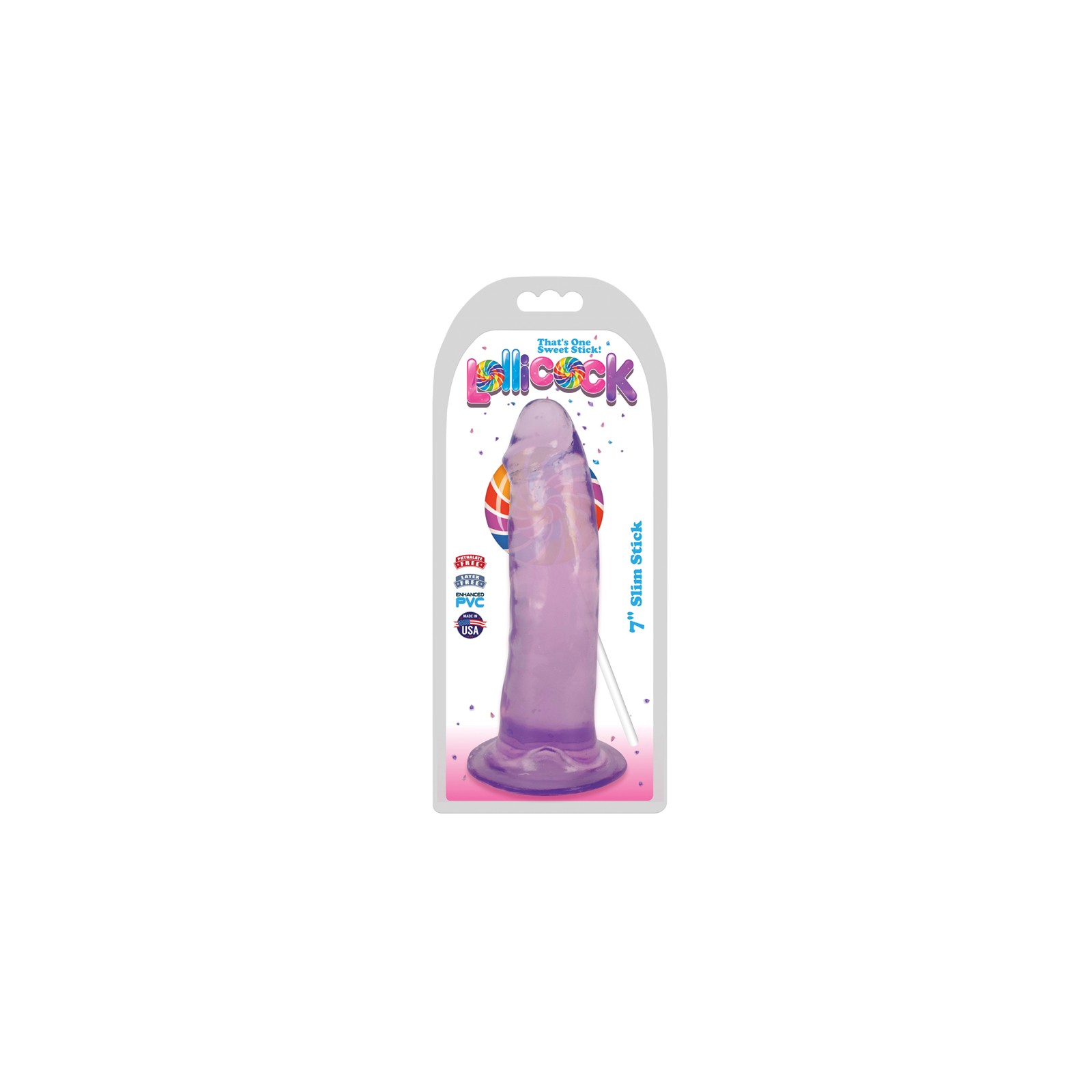 Dildo Slim Stick Lollicock de Curve Toys para Placer Preciso