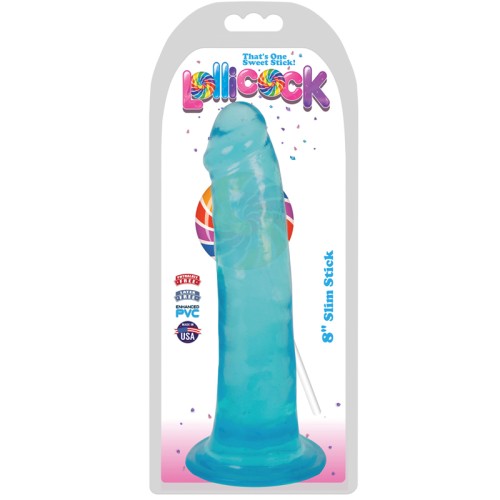 Lollicock Slim Stick Dildo 8 in. with Suction Cup