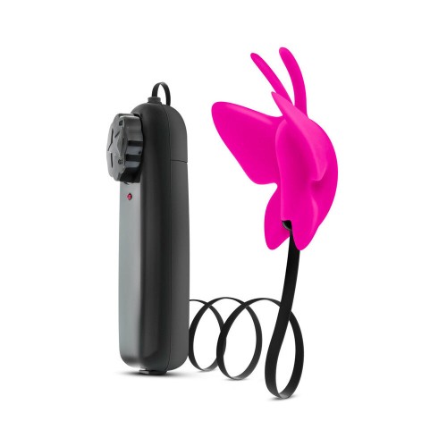 Luxe Butterfly Teaser Remote-Controlled Mini Vibrator Fuchsia