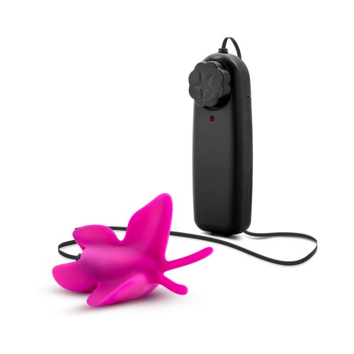 Luxe Butterfly Teaser Remote-Controlled Mini Vibrator Fuchsia