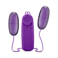 B Yours Doble Huevos Vibrador Dual Ciruela