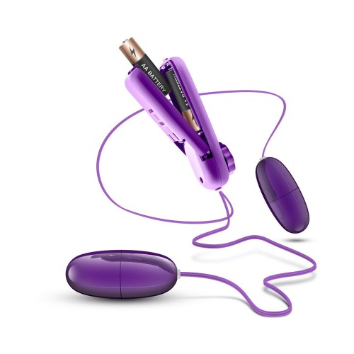 B Yours Double Pop Dual Bullet Vibrator Plum