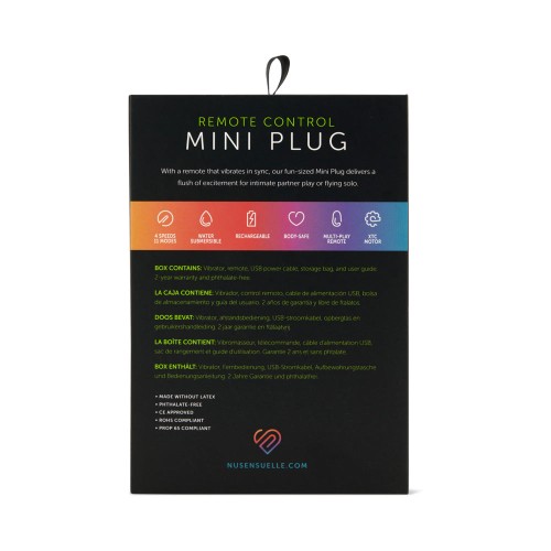 Mini Plug Control Remoto Nu Sensuelle