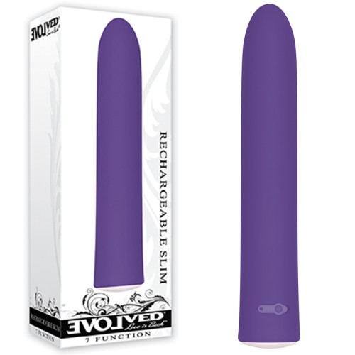 Evolved Rechargeable Slimline Vibrator for Intense Pleasure