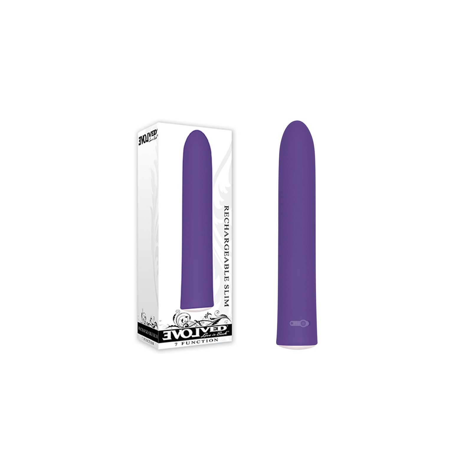 Evolved Rechargeable Slimline Vibrator for Intense Pleasure