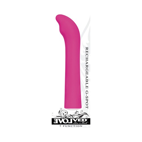 Evolved Rechargeable G-Spot Vibrator Pink