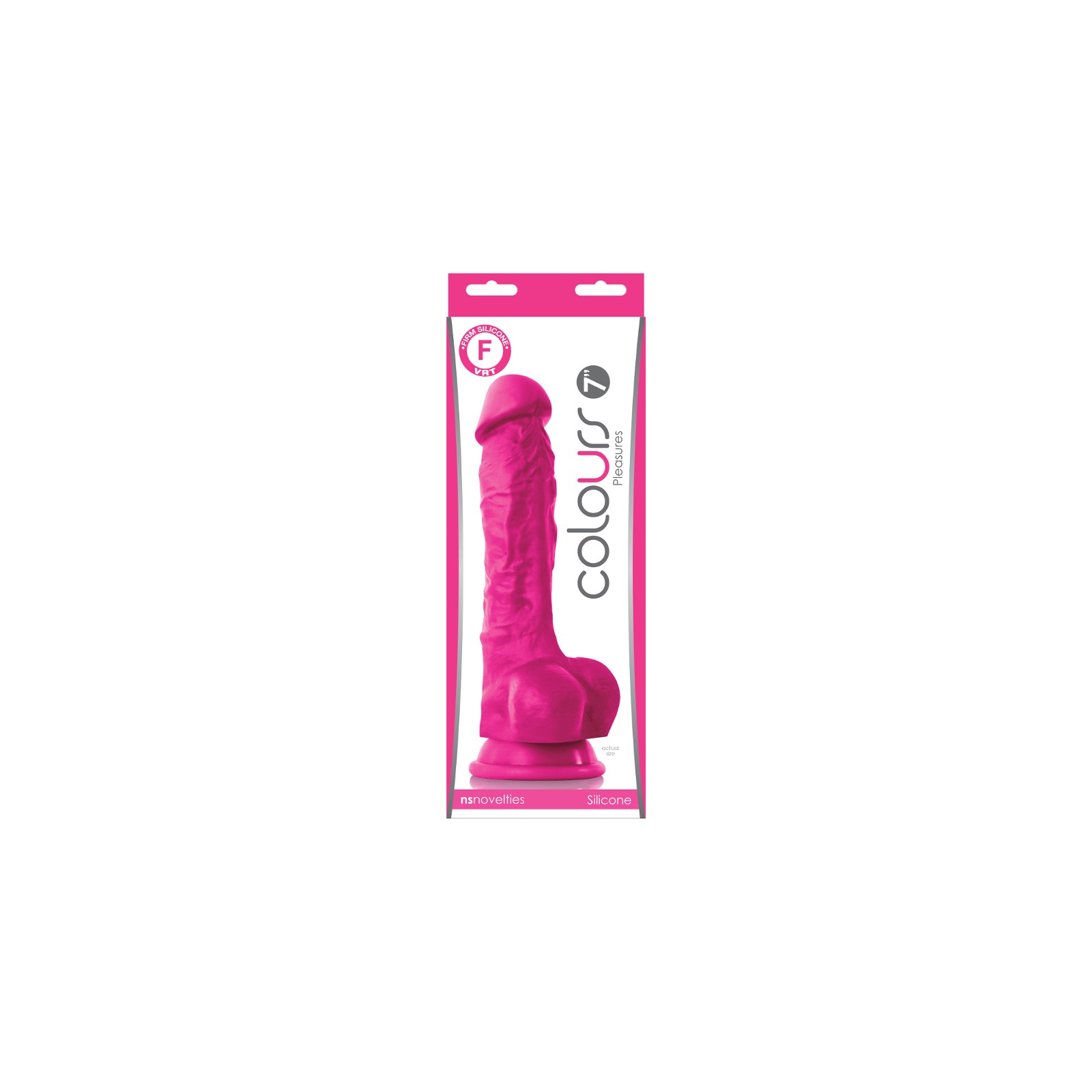 Dildo Realista Colours Pleasures Rosa