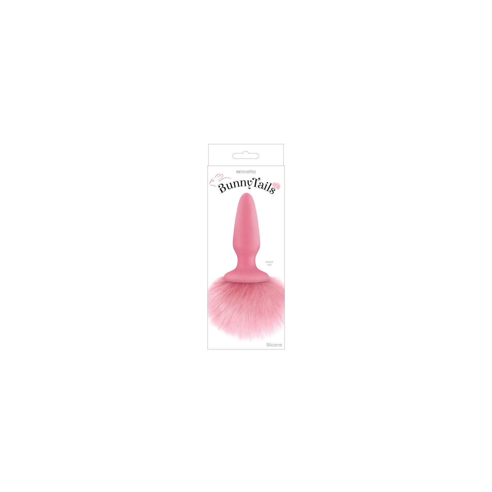 Plug de Silicona Rosa Bunny Tails