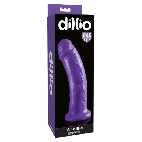 Pipedream Dillio 8 Inch Realistic Dildo Purple