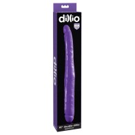 Pipedream Dillio 16 in Double Dong - Realistic Purple