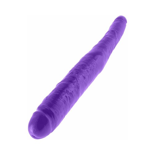 Pipedream Dillio 16 in Double Dong - Realistic Purple