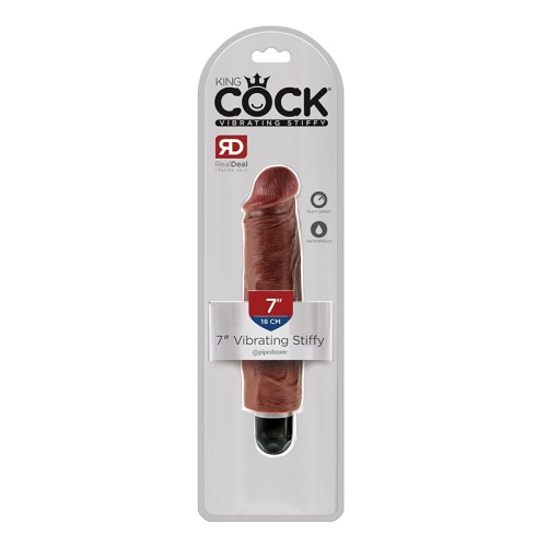 Pipedream King Cock Dildo Realista Vibrante Marrón