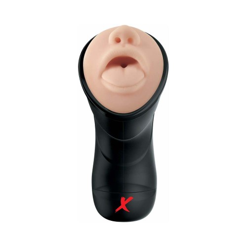 PDX Elite Deep Throat Vibrating Stroker - Realistic Experience