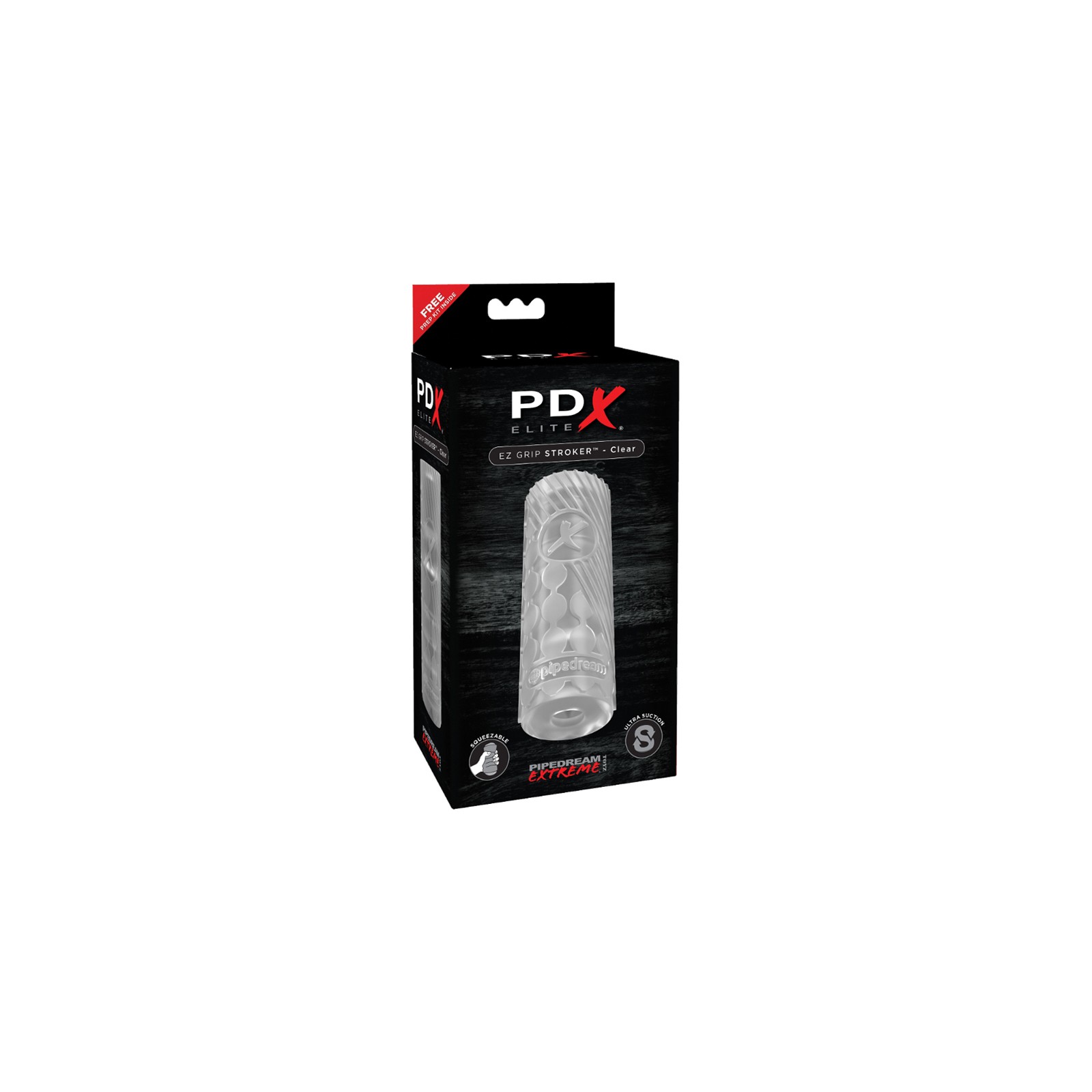 PDX Elite EZ Grip Clear Stroker