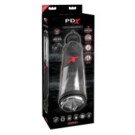 PDX Elite Deluxe Mega-Bator Rotating Masturbator Clear/Black