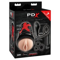 PDX Elite Ass-Gasm Extreme Vibrating Kit