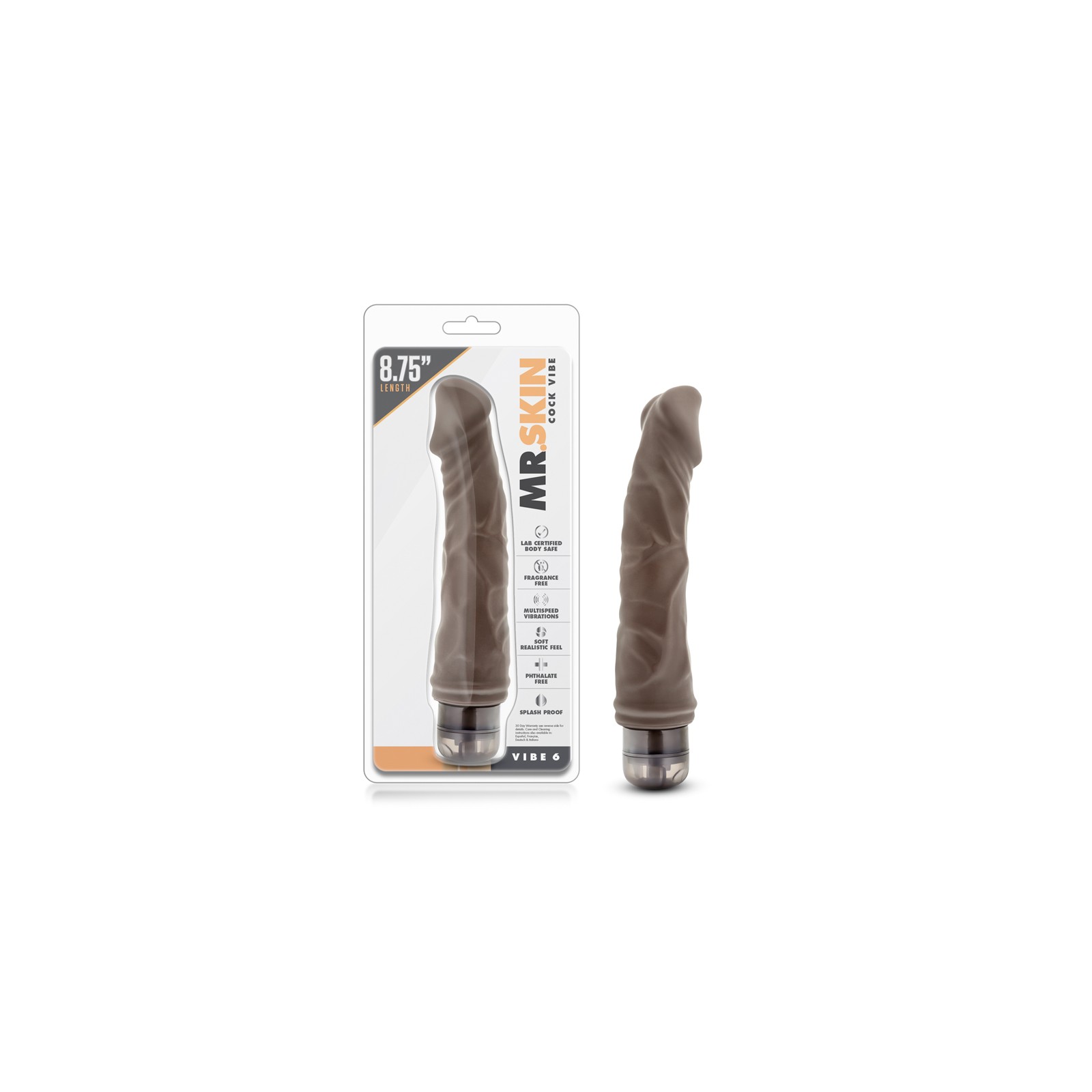 Dildo Vibrante Realista Dr. Skin Vibe 6 para Máximo Placer