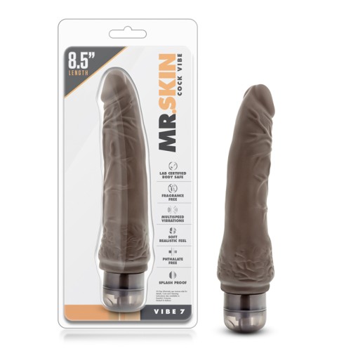 Dildo Vibrante Dr. Skin Vibe 7 para Placer Realista