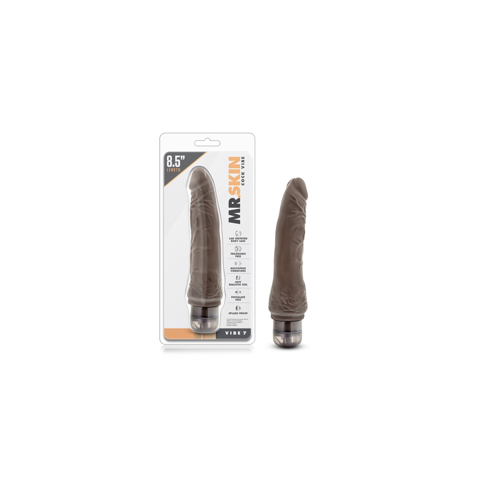 Dildo Vibrante Dr. Skin Vibe 7 para Placer Realista