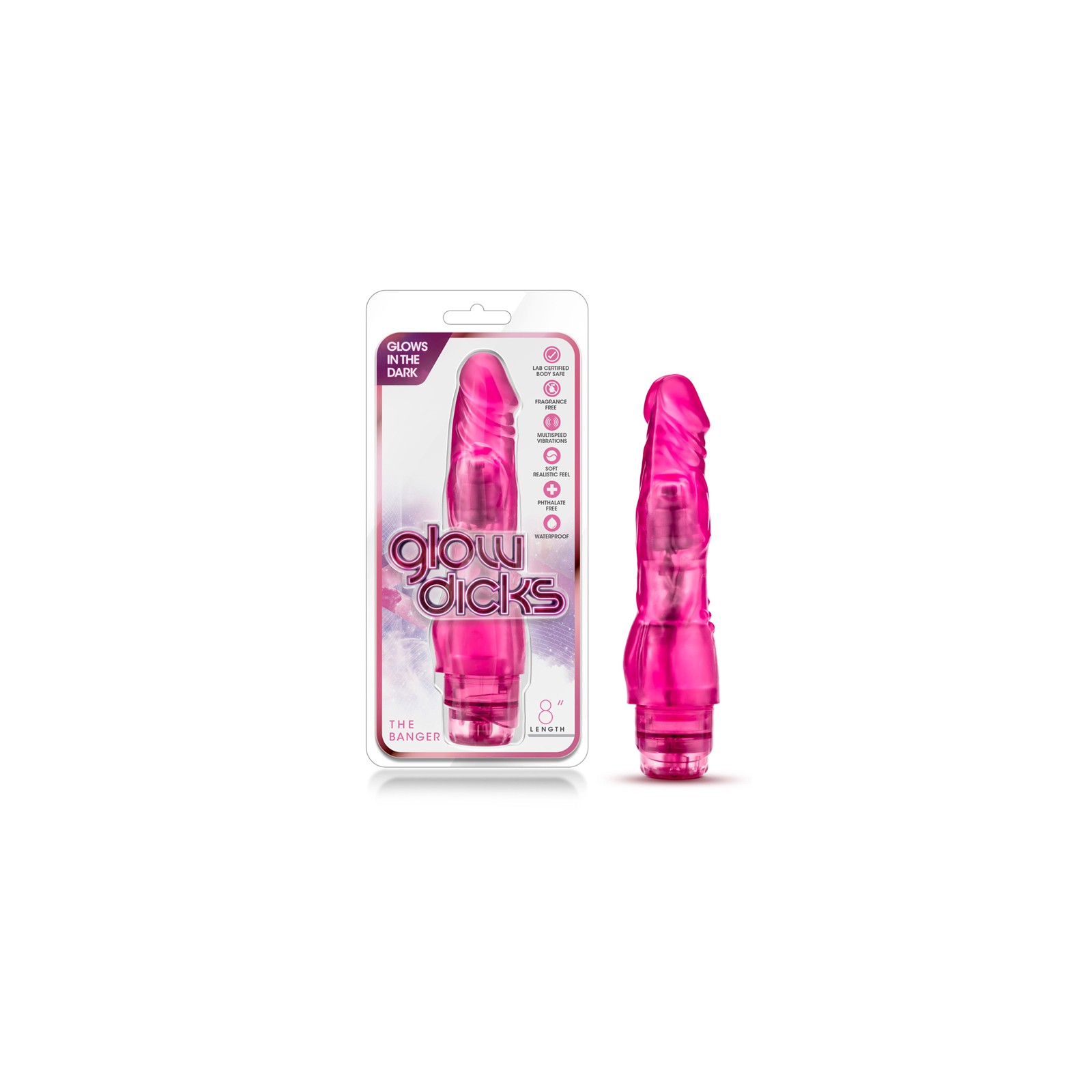 Dildo Realista Vibrante Glow Dicks