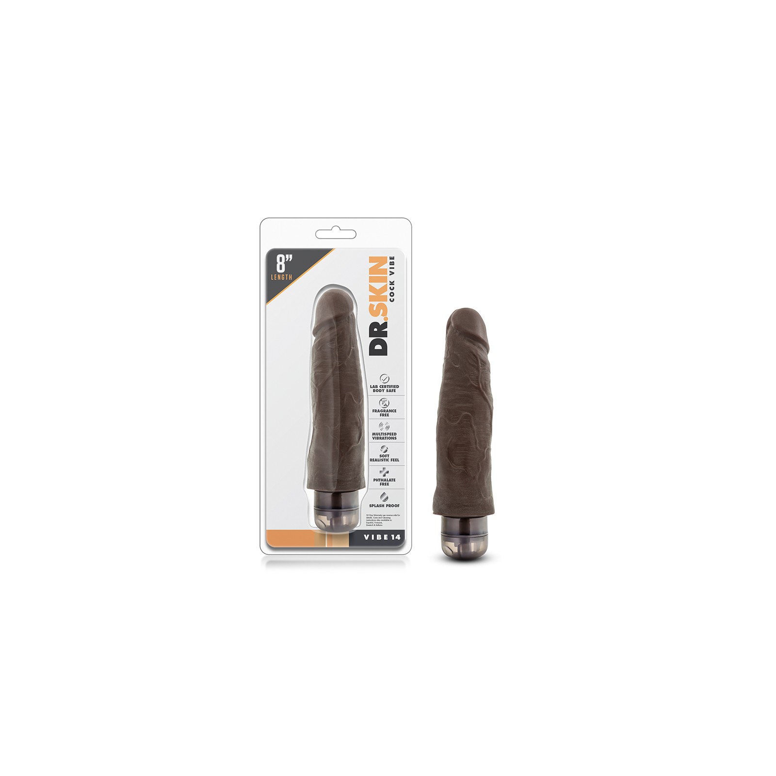 Dildo Vibrante Realista Dr. Skin Vibe 14