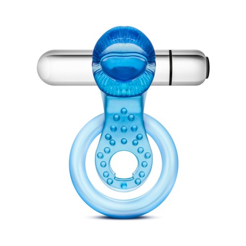 Anillo Vibrador para la Lengua Stay Hard - Azul