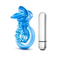 Anillo Vibrador para la Lengua Stay Hard - Azul