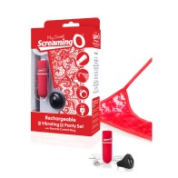 Screaming O My Secret Vibrador de Panties con Control Remoto Rojo