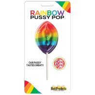 Chupete Comestible Rainbow Pussy Pop - Sorpresa Divertida