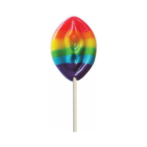 Chupete Comestible Rainbow Pussy Pop - Sorpresa Divertida