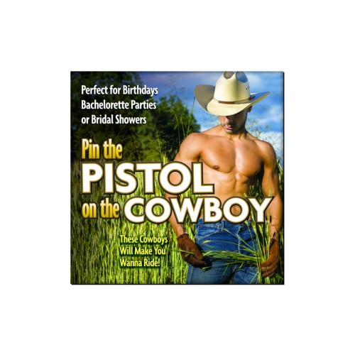 Pin The Pistol On the Cowboy Game for Parties