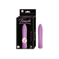 Touch Pressure Sensitive 10 Function Vibrator - Purple