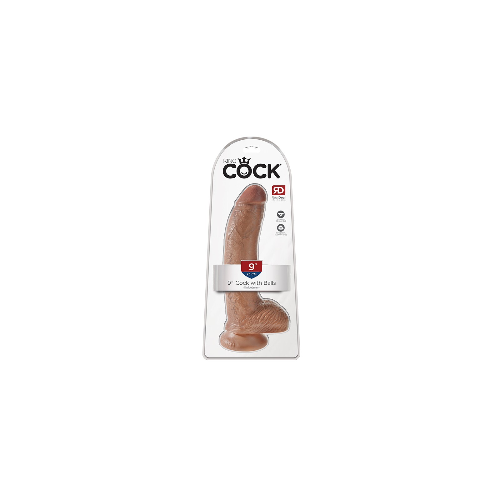 Pipedream King Cock Dildo Realista de 9 in.