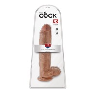 Realistic 11 in. King Cock Dildo for Ultimate Thrills