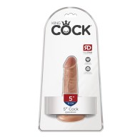 Pipedream King Cock 5 in. Realistic Dildo with Suction Cup